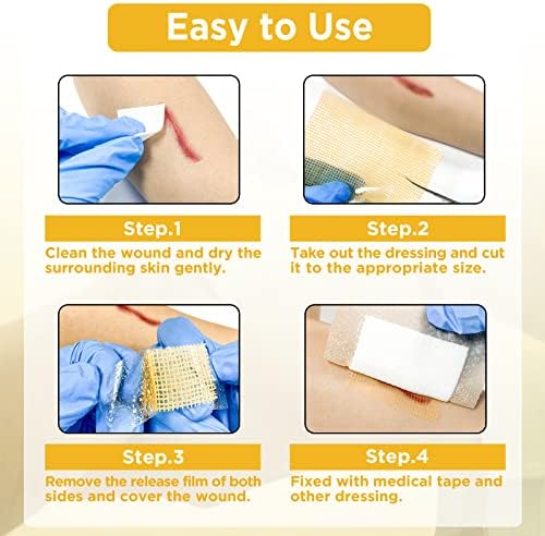 First aid kit layout featuring the imported medical honey bandages alongside essential healthcare supplies.