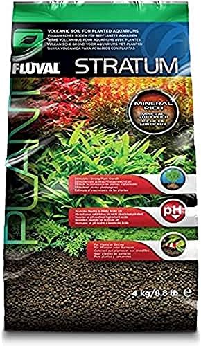 Fluval volcanic soil bag showing 4 kilogram weight label