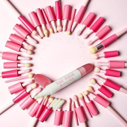 Nail Polish Corrector Pen with 3 Replaceable Tips - Manicure Tool for Quick Nail Art Mistakes Cleanup - Image 2