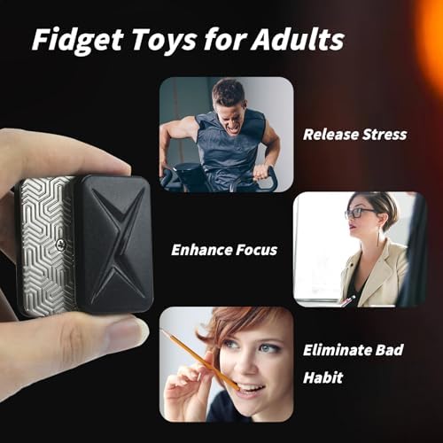 Pocket sized heavy duty alloy haptic toy for anxiety relief.