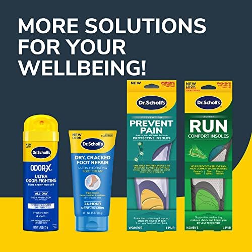 Packaging of Dr. Scholl's Heel and Arch All-Day Pain Relief for women size 6-10.