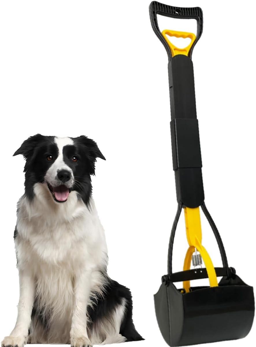 ienjoyed 28" Large Pooper Scooper for Dogs, Heavy Duty Poop Scooper for Large Medium & Small Dog, Pet Dog Pooper Scooper for Grass & Gravel Pick Up - Image 10