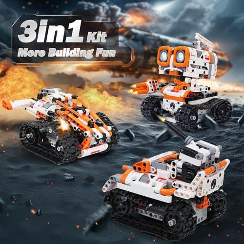 Detailed view of Kyanio robot building kit 560 pieces