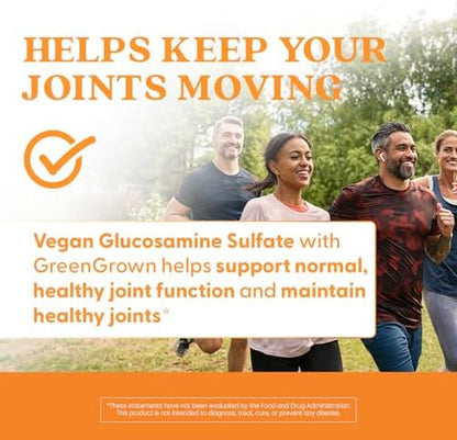 Doctor's Best Vegan Glucosamine Sulfate, Joint Support, Non-GMO, Vegan, Gluten Free, Soy Free, 750 mg 180 Veggie Caps - Image 7