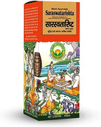 Basic Ayurveda Saraswatarishta herbal liquid tonic nutritional and ingredient details label view