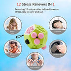 Eco friendly plastic and silicone fidget accessory packaging view for imported wellness products