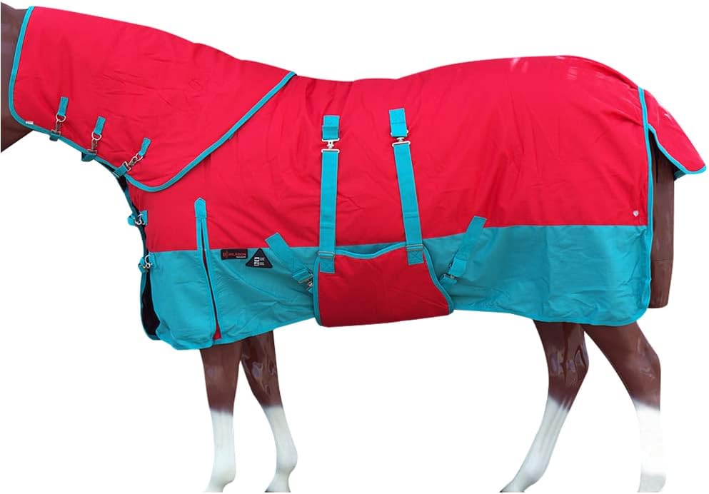 HILASON 1200D Waterproof Winter Horse Blanket Neck Cover Belly Wrap | Turnout Blankets for Horses - Image 12