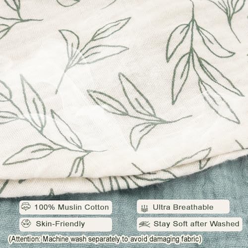 Sage green nursing pillow cover on U-shaped pillow