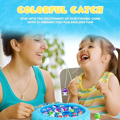 Multiplayer family board game for toddlers showing detailed rod hook mechanism