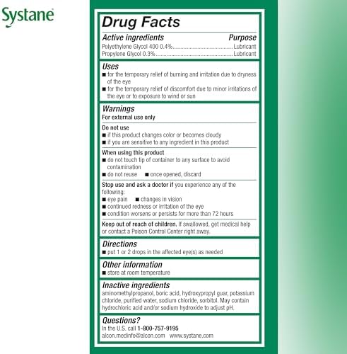 Systane Ultra high performance lubricant eye drops for daily hydration