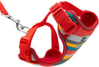 Escape resistant marigold cat vest harness adjustable neck and waist straps