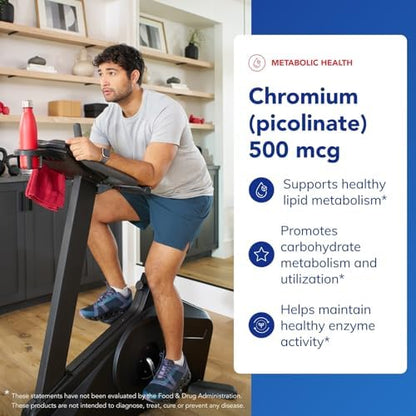 Side panel of hypoallergenic chromium supplement displaying clean ingredients list and vegetarian capsule details.