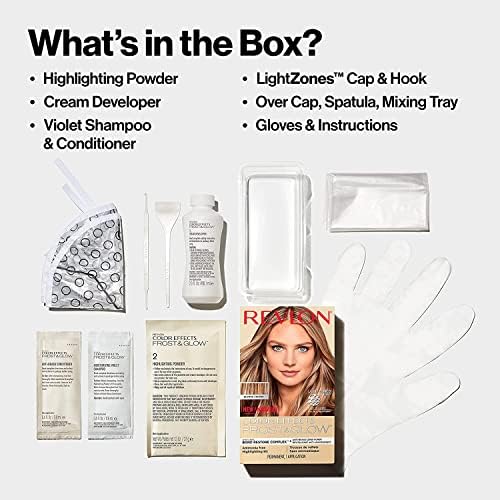 Detailed product label for Revlon Frost and Glow USA imported
