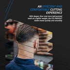 Side profile of the Wahl Vapor clipper highlighting the metal taper lever and ergonomic body design.