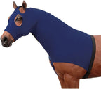 Tough 1 Spandex Mane Stay Hood front view in black large size