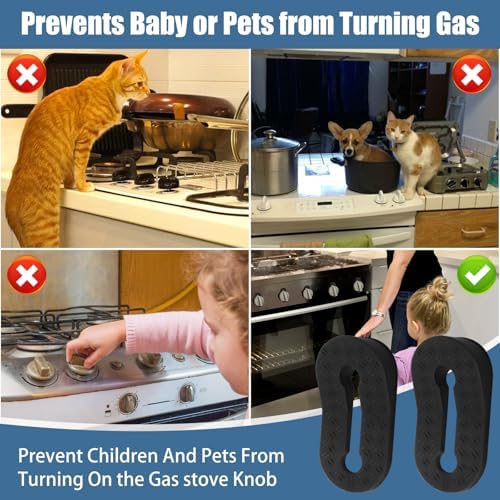 Axfvd stove knob safety locks 6 pack packaging