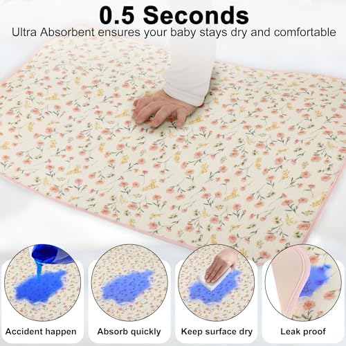 Side profile of Phoebus Baby diaper changing liner