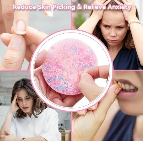 SWAKER skin picking alternative toy showing beads being removed with tweezers