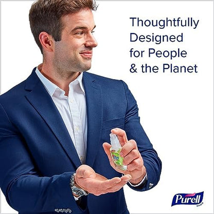 Purell Advanced Hand Sanitizer Naturals with Plant Based Alcohol, Citrus Scent, 2 Fl Oz Travel Size Pump Bottle (Pack of 6)- 9623-04-EC - Image 2