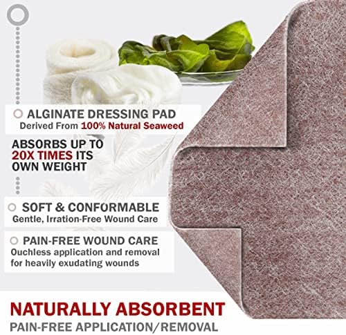 Everlit hemostatic gauze pad pack for diabetic ulcers and pressure sore relief