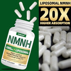 Qmiozzy Nurafuse NMNH Supplement 1000mg capsule size and texture view