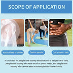 Latex free skin friendly hydrocolloid strips for sensitive peristomal skin