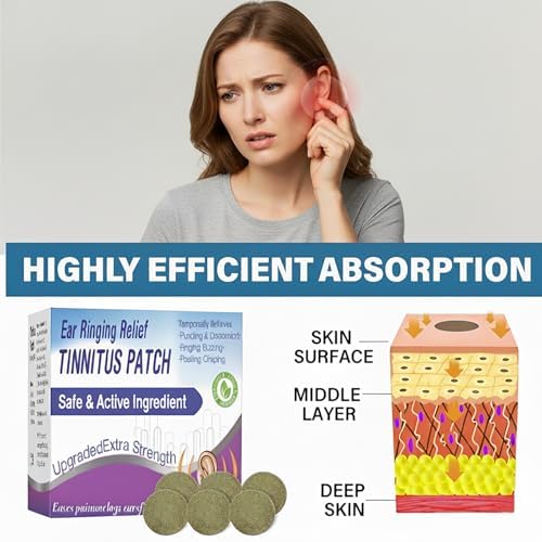TEELAMP 50 count pack of breathable non-woven ear wellness patches.