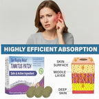 TEELAMP 50 count pack of breathable non-woven ear wellness patches.