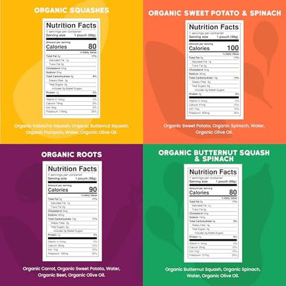Serenity Kids nutrient dense baby food packaging