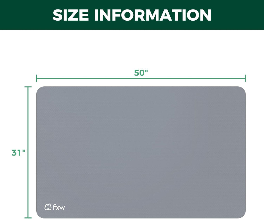 Side profile of FXW durable pet crate mat layer