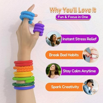 Durable silicone sensory sticks travel essentials