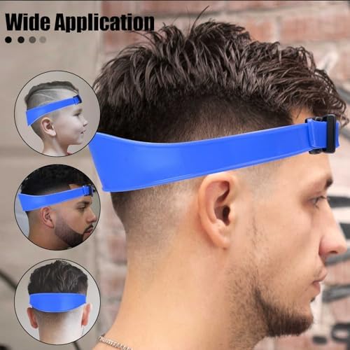 Hair trimming guide tool showing the adjustable clasp mechanism
