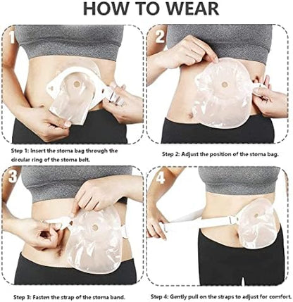 Side view showing the ultra thin and discreet profile of the MUYU abdominal hernia protection garment