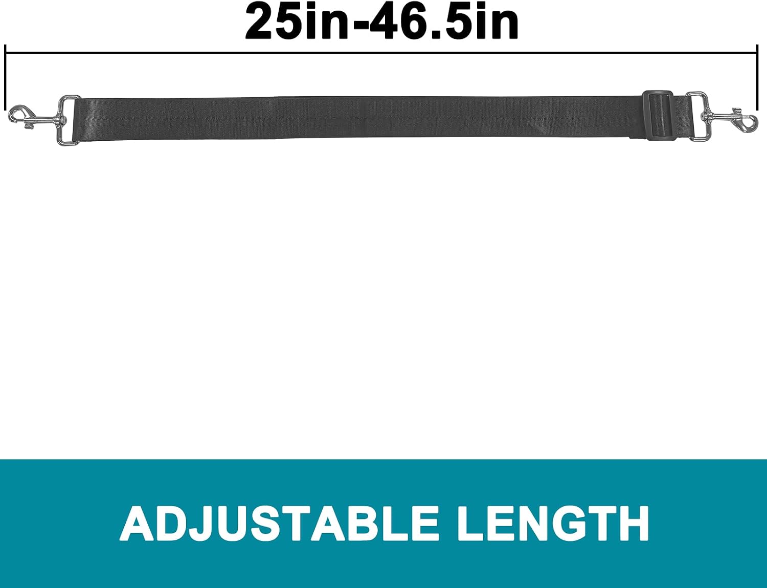 Vivifying dog car seat belt showing adjustable buckle mechanism