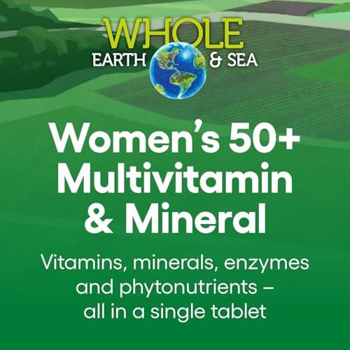 Whole Earth and Sea raw plant based dietary supplement for women over 50