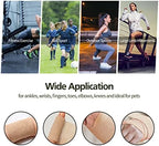 RUBY.Q flexible non woven compression wrap used gently on a dog leg as vet tape