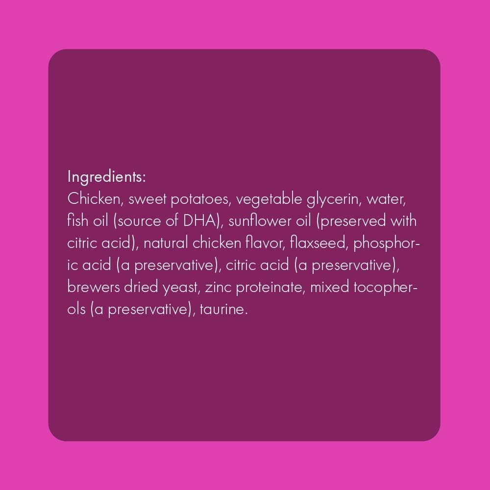 Get Naked kitten health treats pouch with natural ingredients label