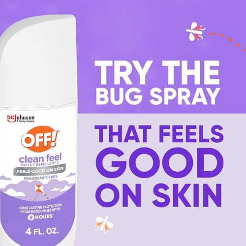 Close up of Off! Clean Feel packaging showing active ingredients