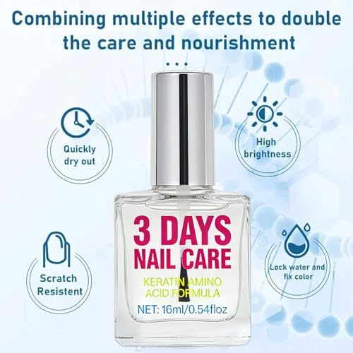 Detailed view of the 16 milliliter nail strengthening serum