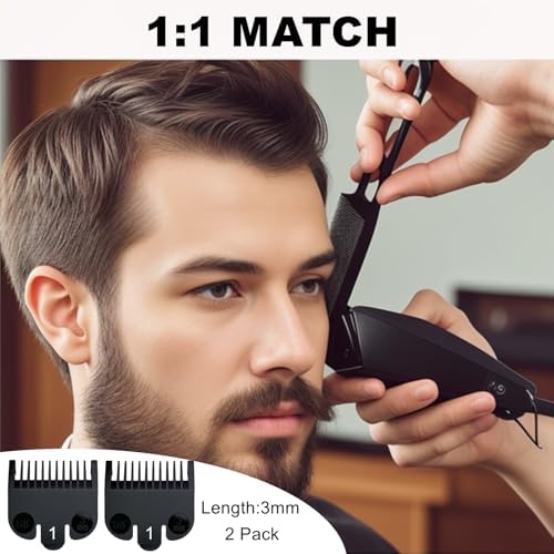 3mm hair trimmer guard showing 1/8 inch length label