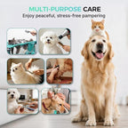 Pet in 3D breathable mesh grooming hammock