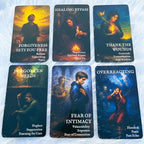 GZXINKE shadow work cards premium packaging displaying product details.