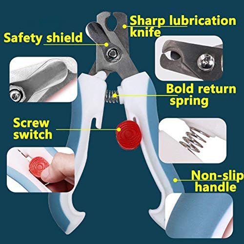 Small size blue bird nail trimmer with safety shield