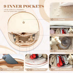 Miss Fong diaper backpack side pockets and insulated bottle holders