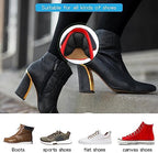 SUMBLIME heel inserts showing strong adhesive backing for secure fit