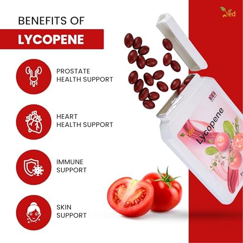 VedHealthCare lycopene softgels dietary supplement label details