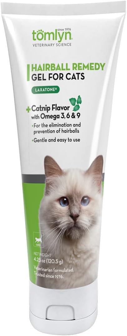Tomlyn Laxatone Tuna-Flavored Hairball Remedy Gel for Cats and Kittens, 4.25oz - Image 11