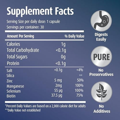 Side profile of Hubner Silicea One A Day packaging