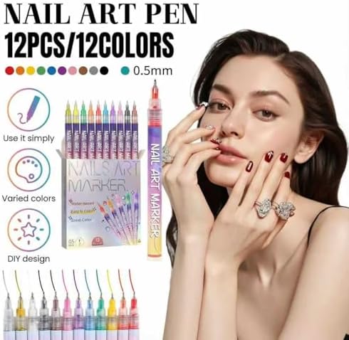 Professional salon manicure tools set 12 colors