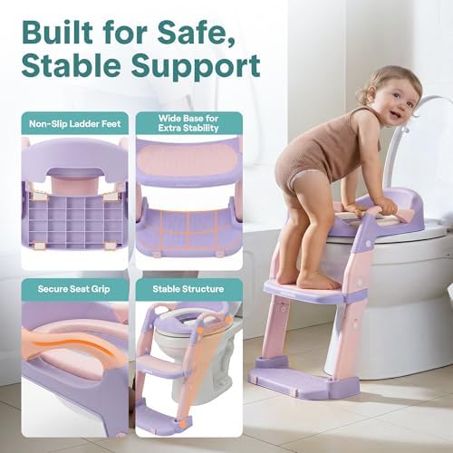 SereneLife premium imported independent toddler potty chair with removable bowl